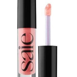🌻 SAIE Glossybounce High Shine Hydrating Lip Gloss Oil Kiss-Clear New FullSz